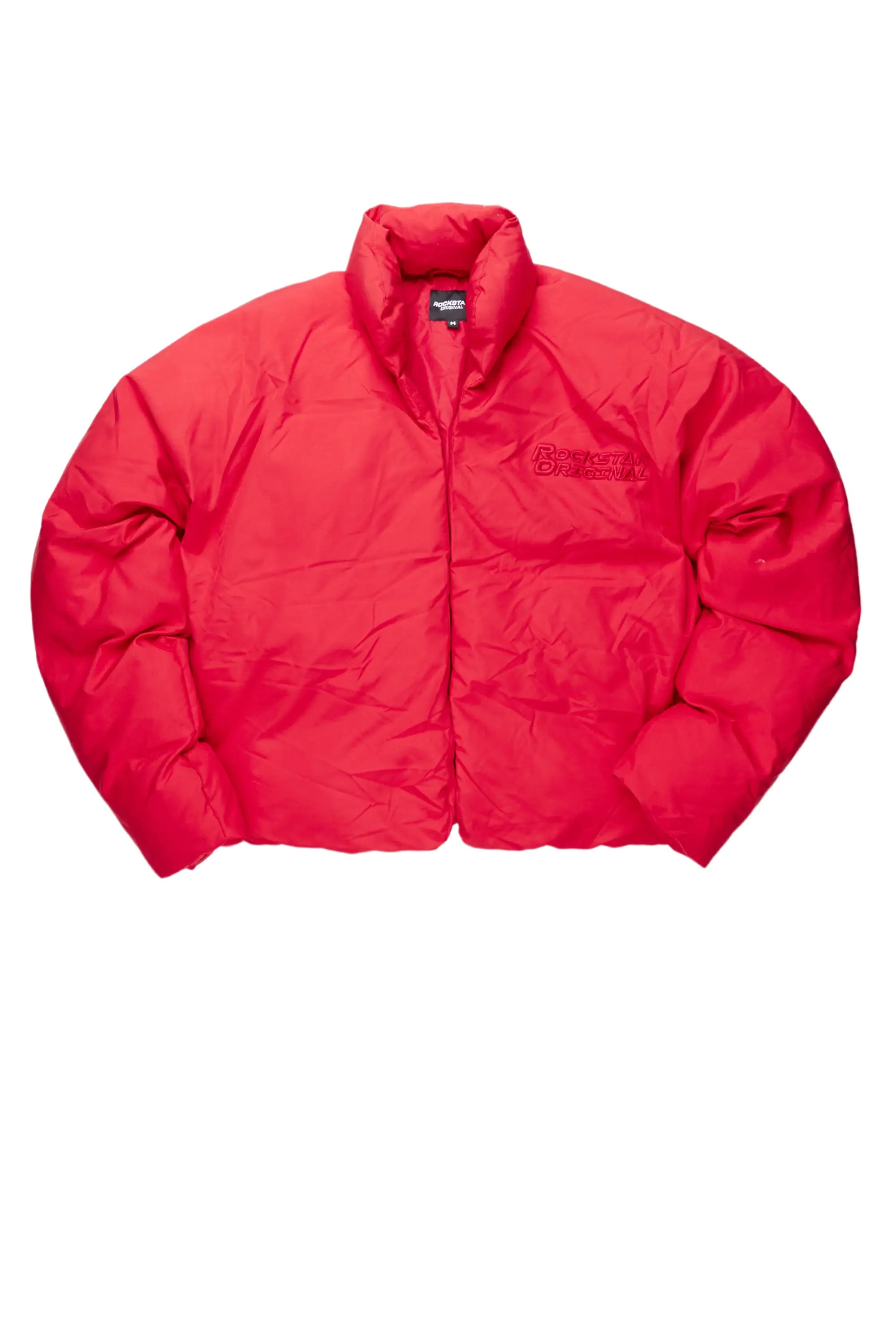 Damien Red Puffer Jacket
