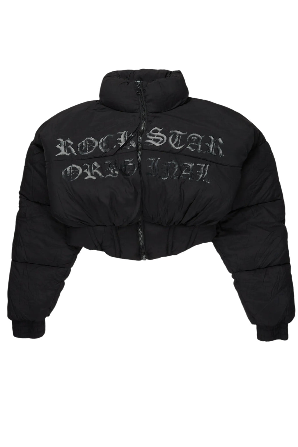 Samaiya Black Corset Puffer Jacket