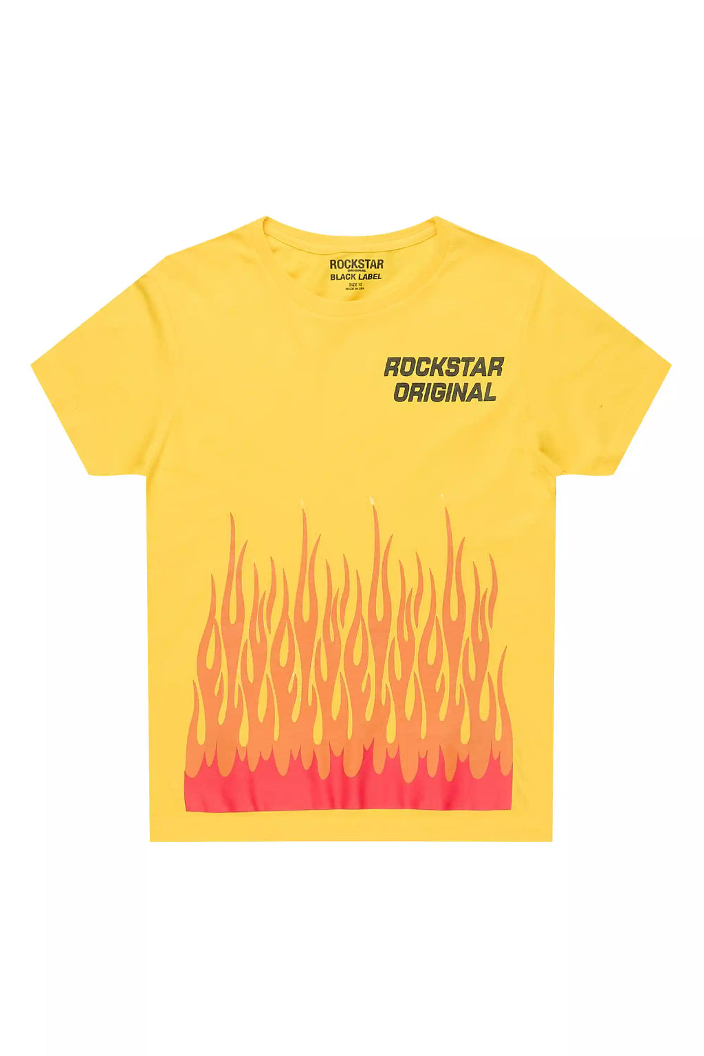 Boys Roeland Yellow/Red Graphic T-Shirt
