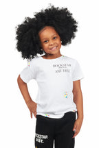 Girls Palmira White Graphic T-Shirt