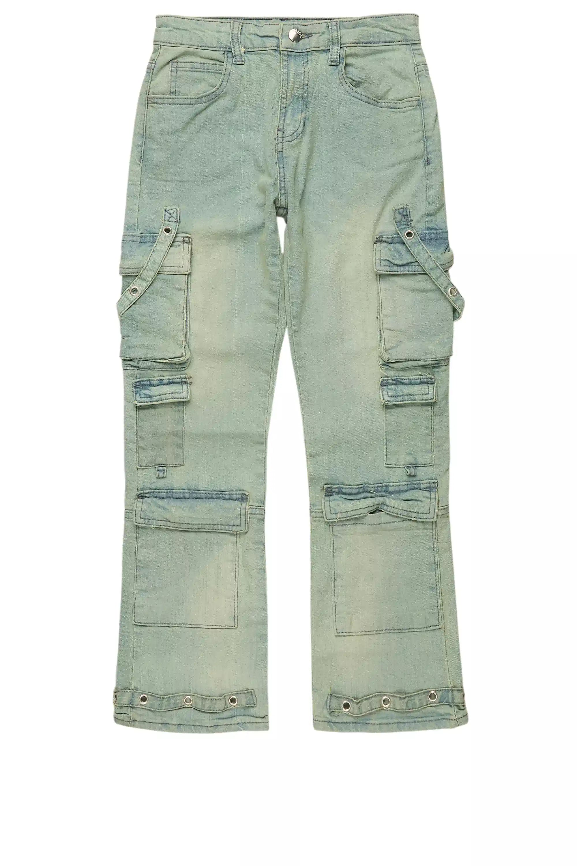 Boys Iggy Ice Blue Flare Jean