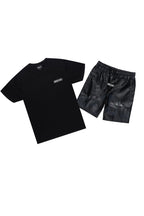 Zayn Black/Black Graphic Short Set