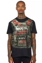 Reilly Black Graphic T-Shirt