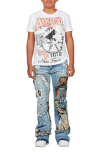 Boys Yanis Blue Baggy Fit Jean