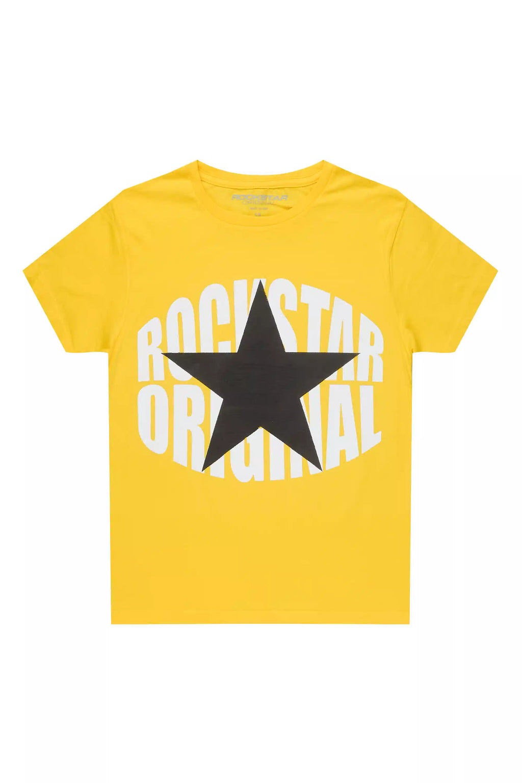 Boys Ezra 2.0 Yellow/Black Graphic T-Shirt