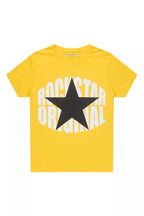 Boys Ezra 2.0 Yellow/Black Graphic T-Shirt