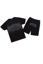 Dray Black/Black T-Shirt/Short Set
