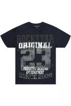 Kyvaris Black/Grey Oversized Graphic T-Shirt