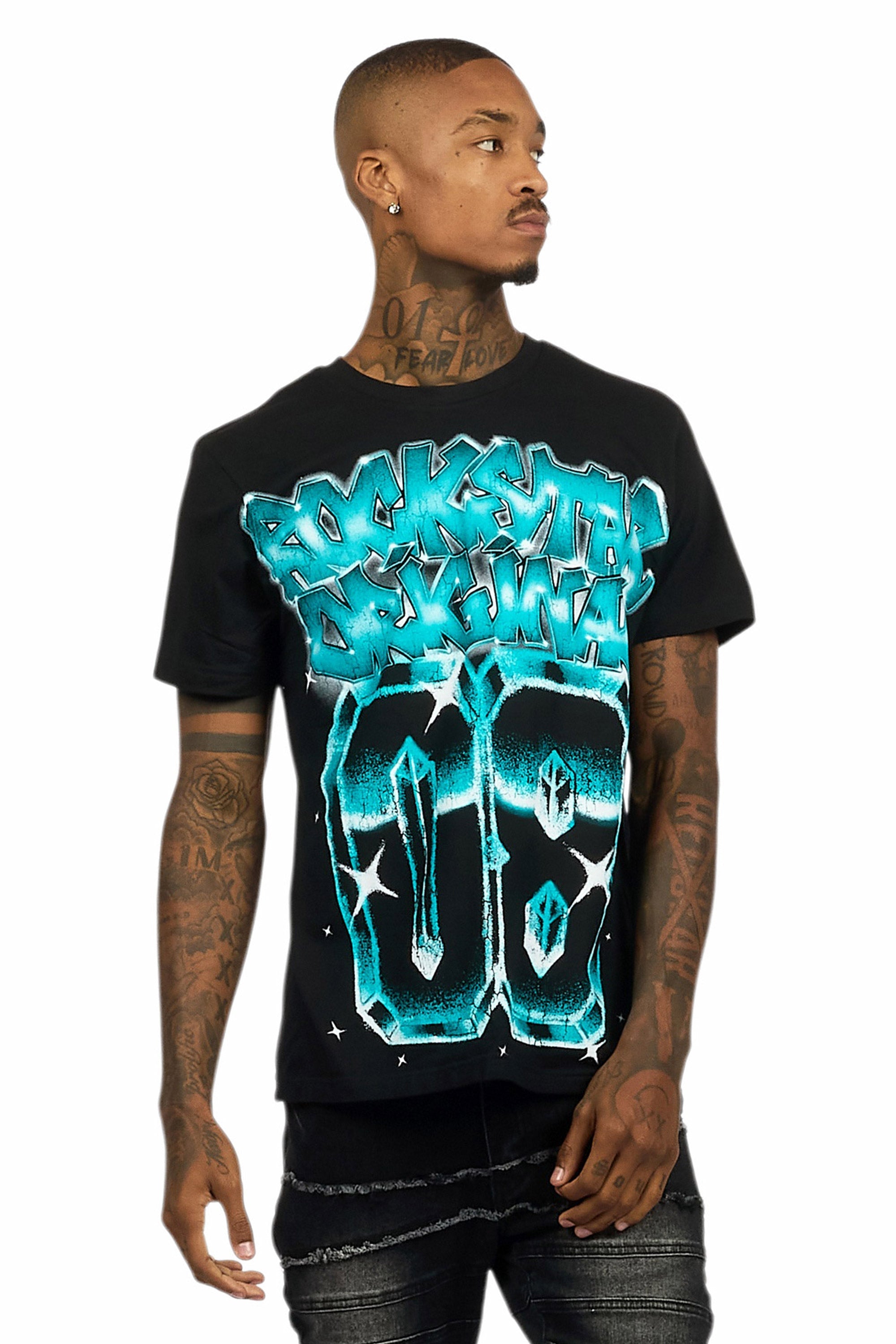 Jaceon Black Graphic T-Shirt
