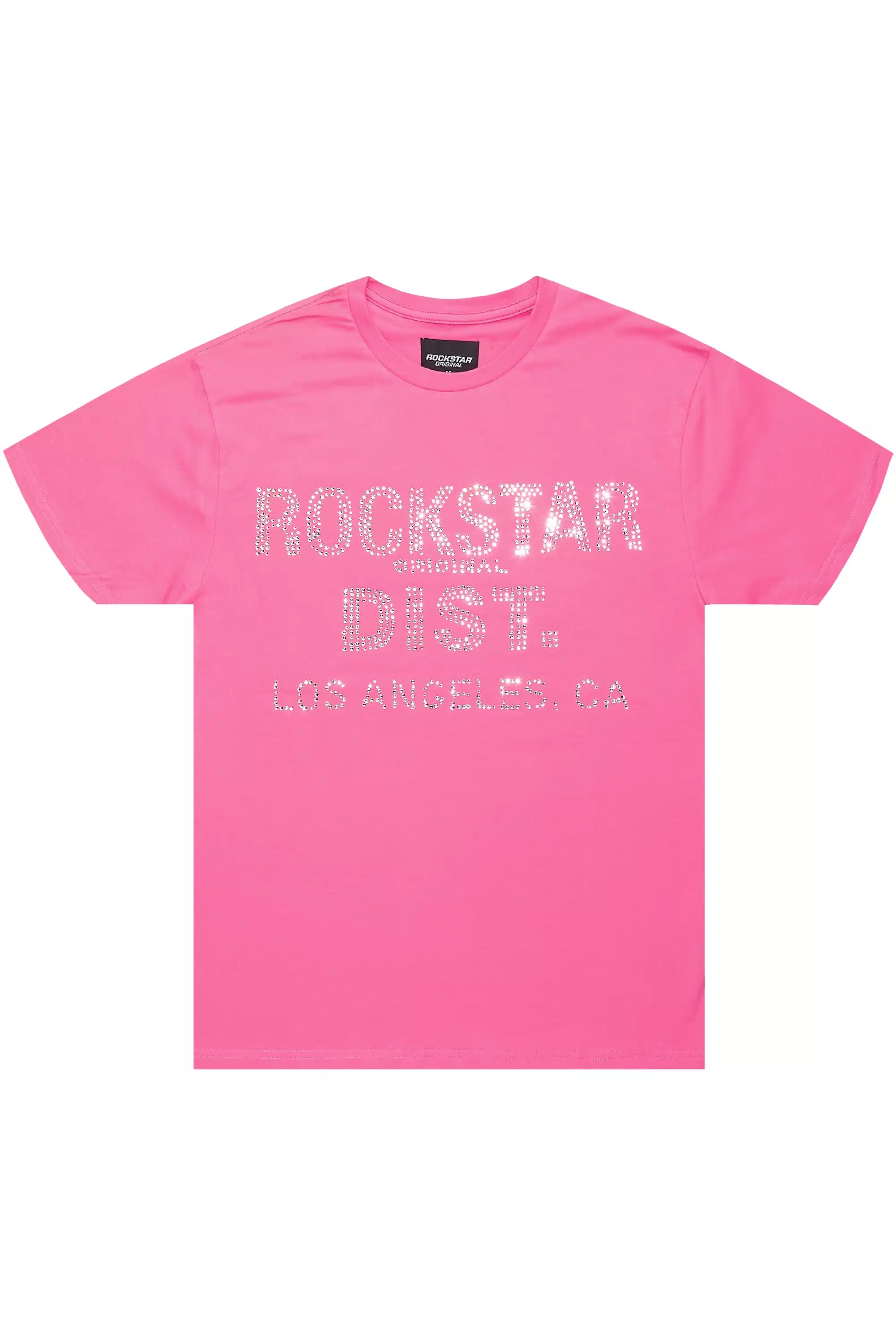 Shaleesha Pink Rhinestone T-Shirt