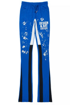 Damone Royal Super Stacked Flare Track Pant