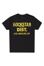 Boys Koen Black/Yellow Graphic T-Shirt