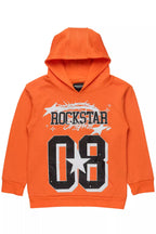 Boys Allstar Orange/Black Graphic Hoodie