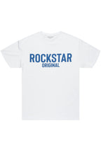 Sana White/Navy Graphic T-Shirt