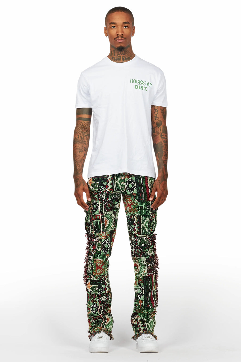 Lake White/Green T-Shirt/Tapestry Jean Bundle