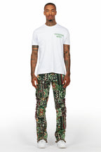 Lake White/Green T-Shirt/Tapestry Jean Bundle