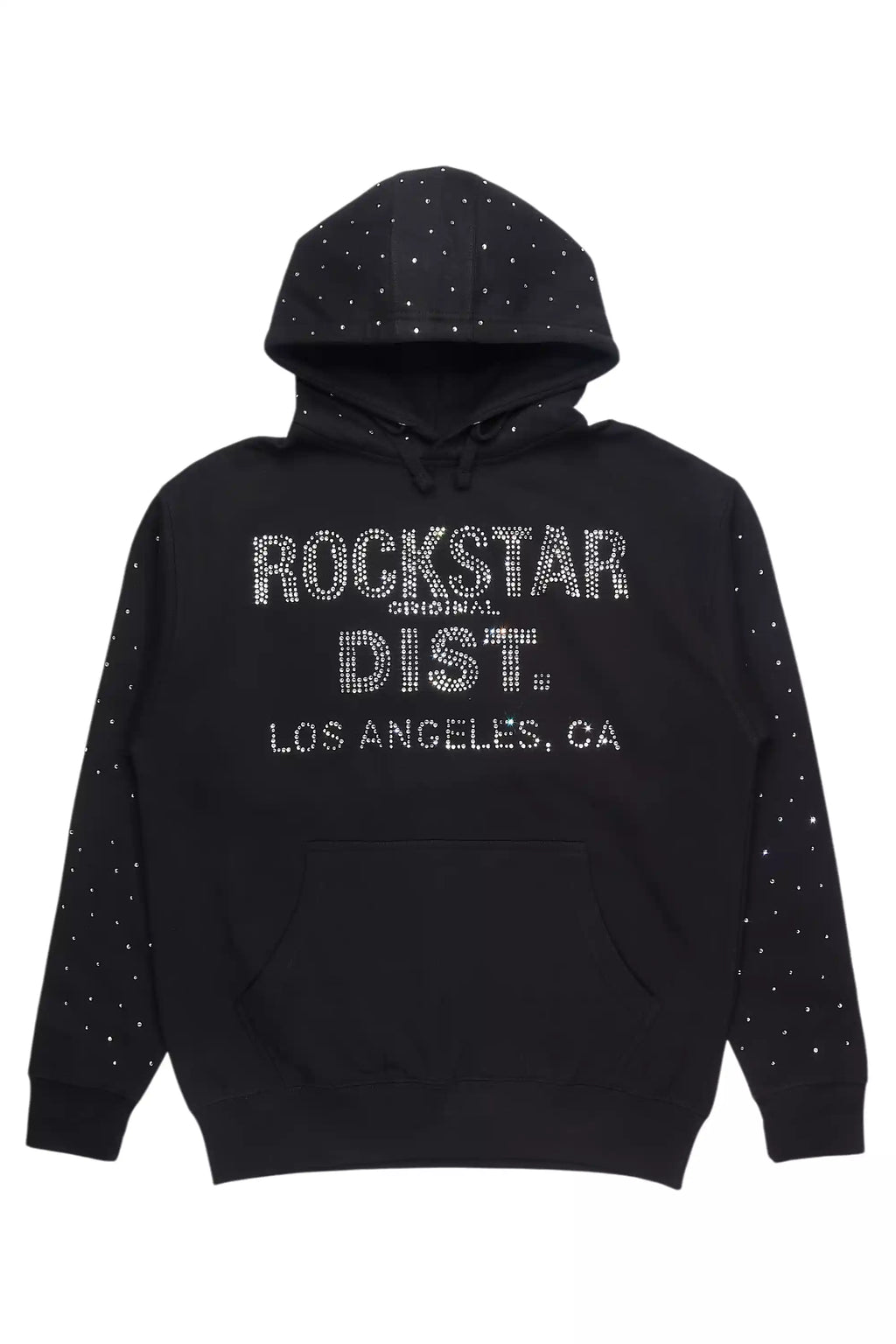 Aryka Black Rhinestone Hoodie