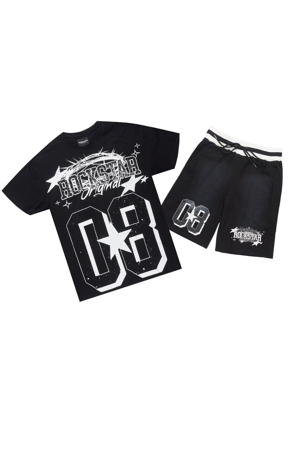 Allstar Black/White T-Shirt Short Set