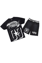 Allstar Black/White T-Shirt Short Set