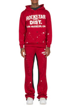 Scottie Burgundy Hoodie/Baggy Track Pant Set