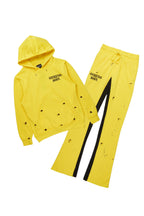 Raffer Yellow Hoodie Baggy Fit Pant Track Set