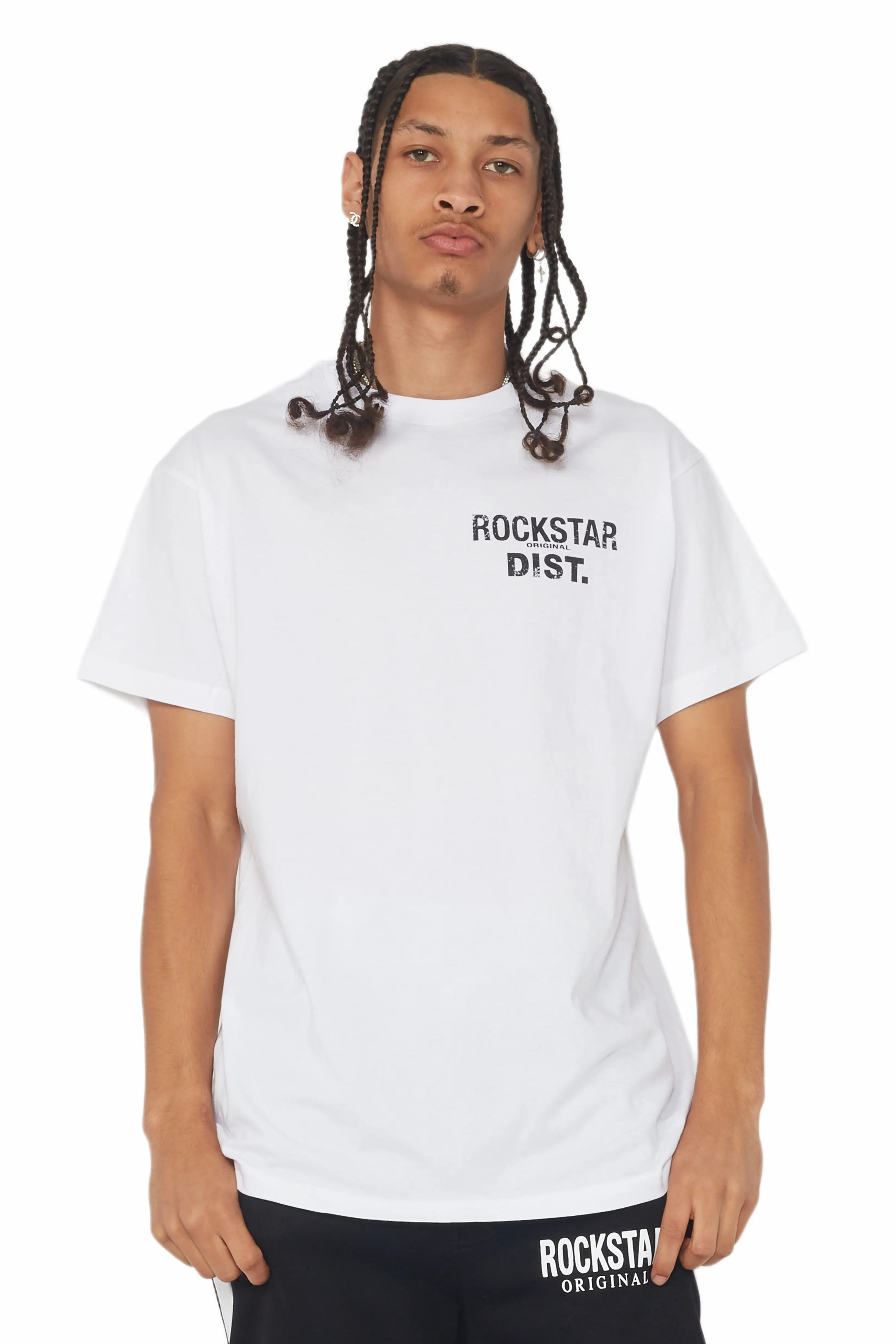 Lake White/Black Graphic T-Shirt