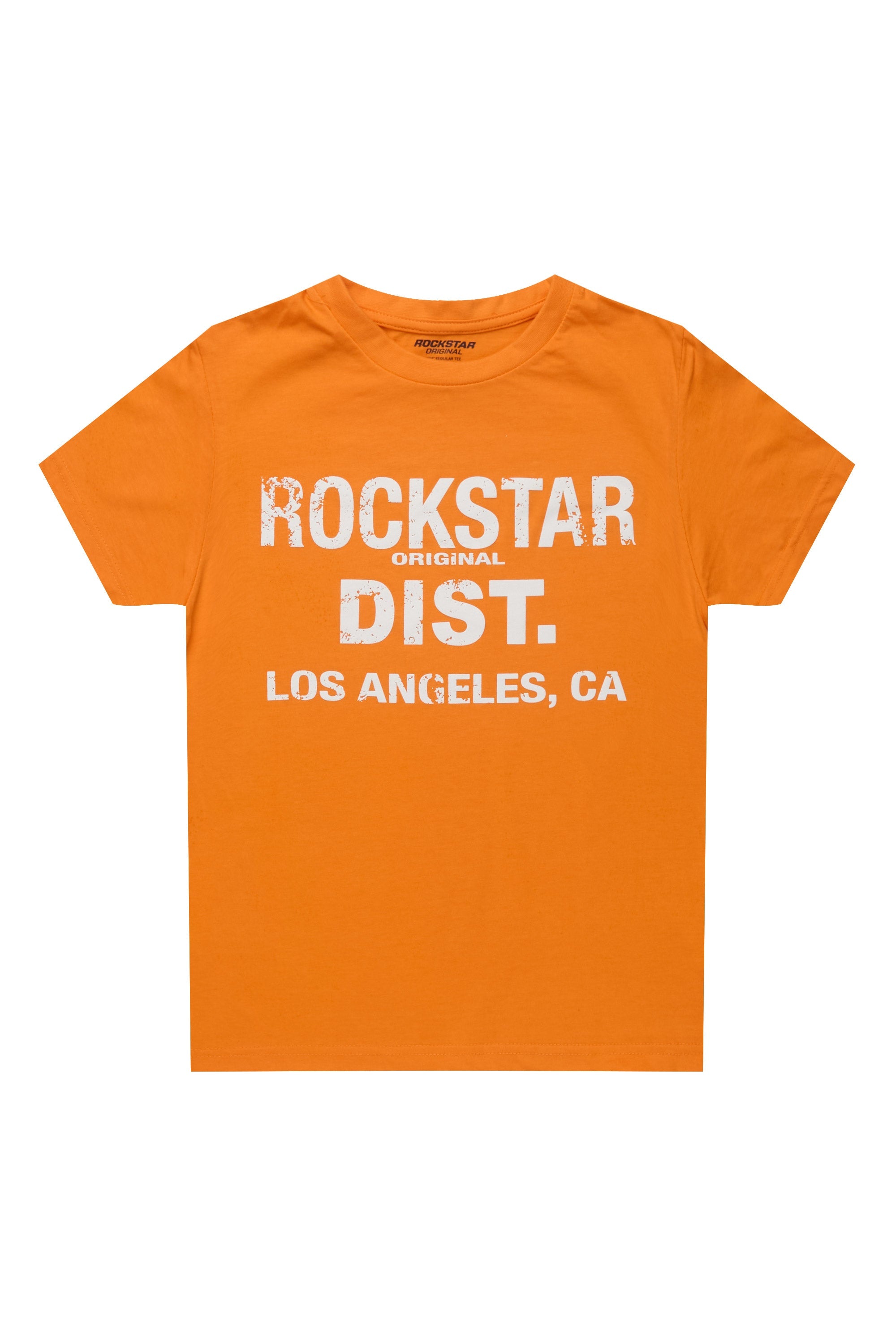 Boys Koen Orange/White Graphic T-Shirt