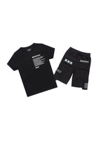 Boys Jash Black/White Short Set