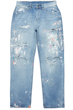 Zasha Indigo Painter Baggy Jean