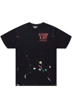 Mancha Black/Red Graphic T-Shirt