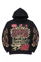 Deangelo Black/Red Graphic Hoodie
