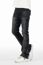 Drick Dark Grey Regular Fit Flare Jean
