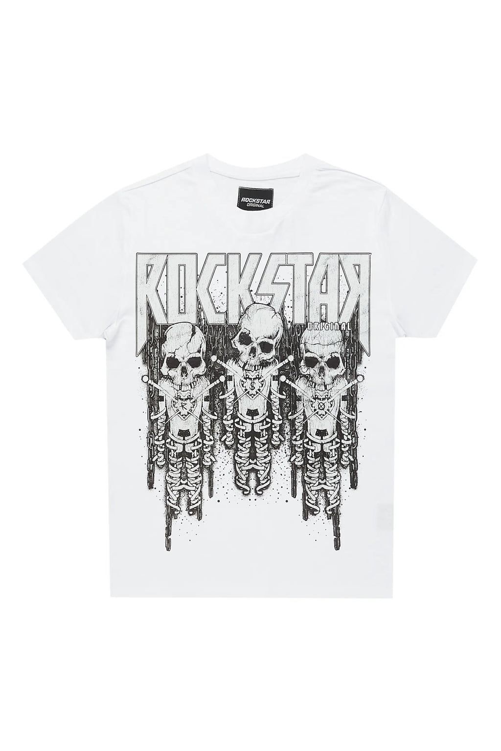 Boys Jothi White Graphic T-Shirt