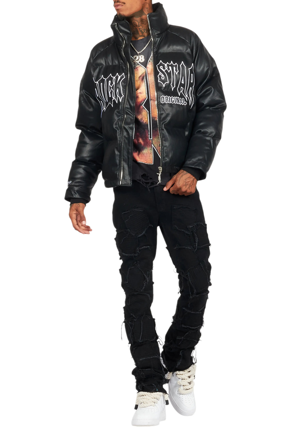 Ravi Black Puffer Jacket