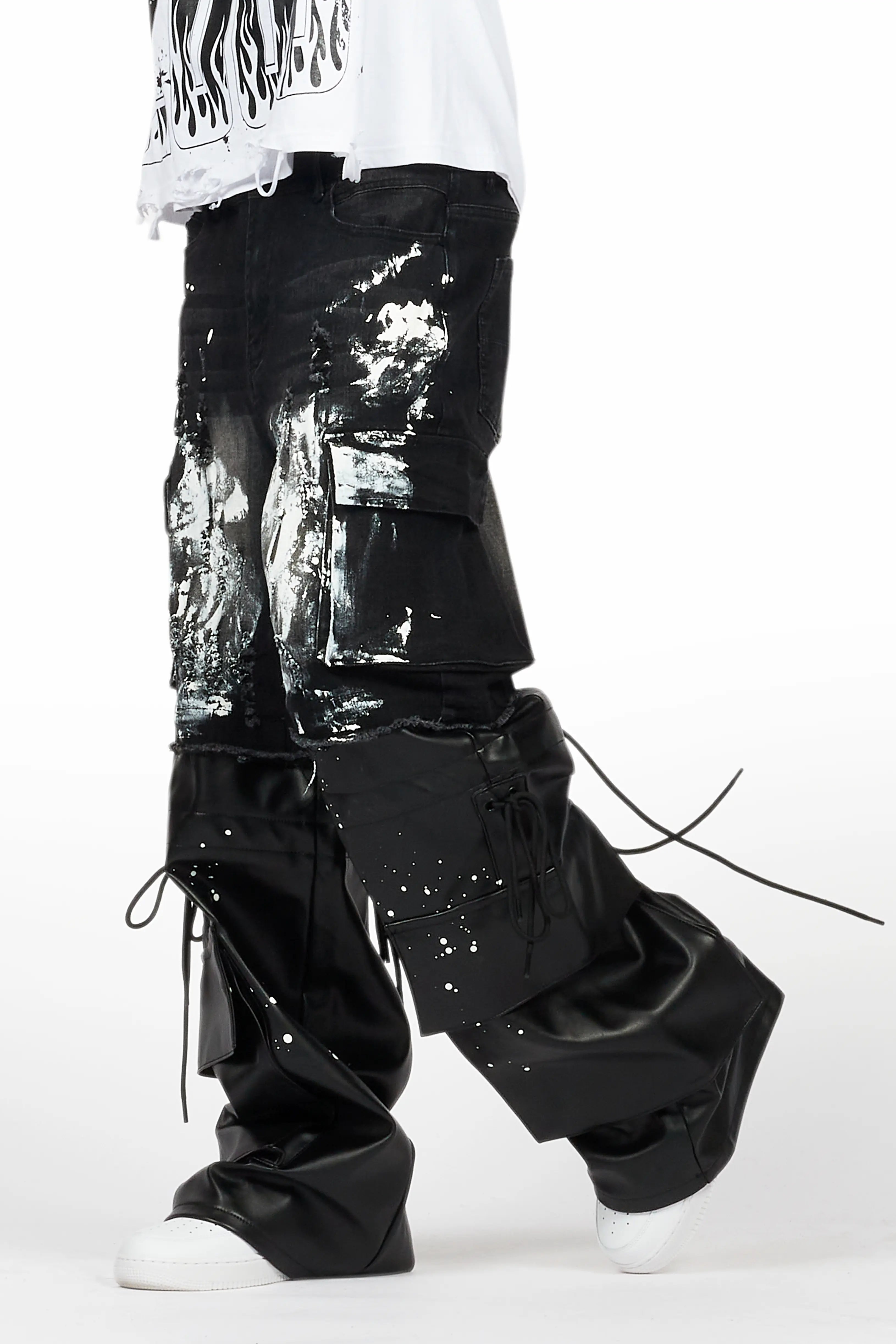 Bade Black Painter Baggy Jean