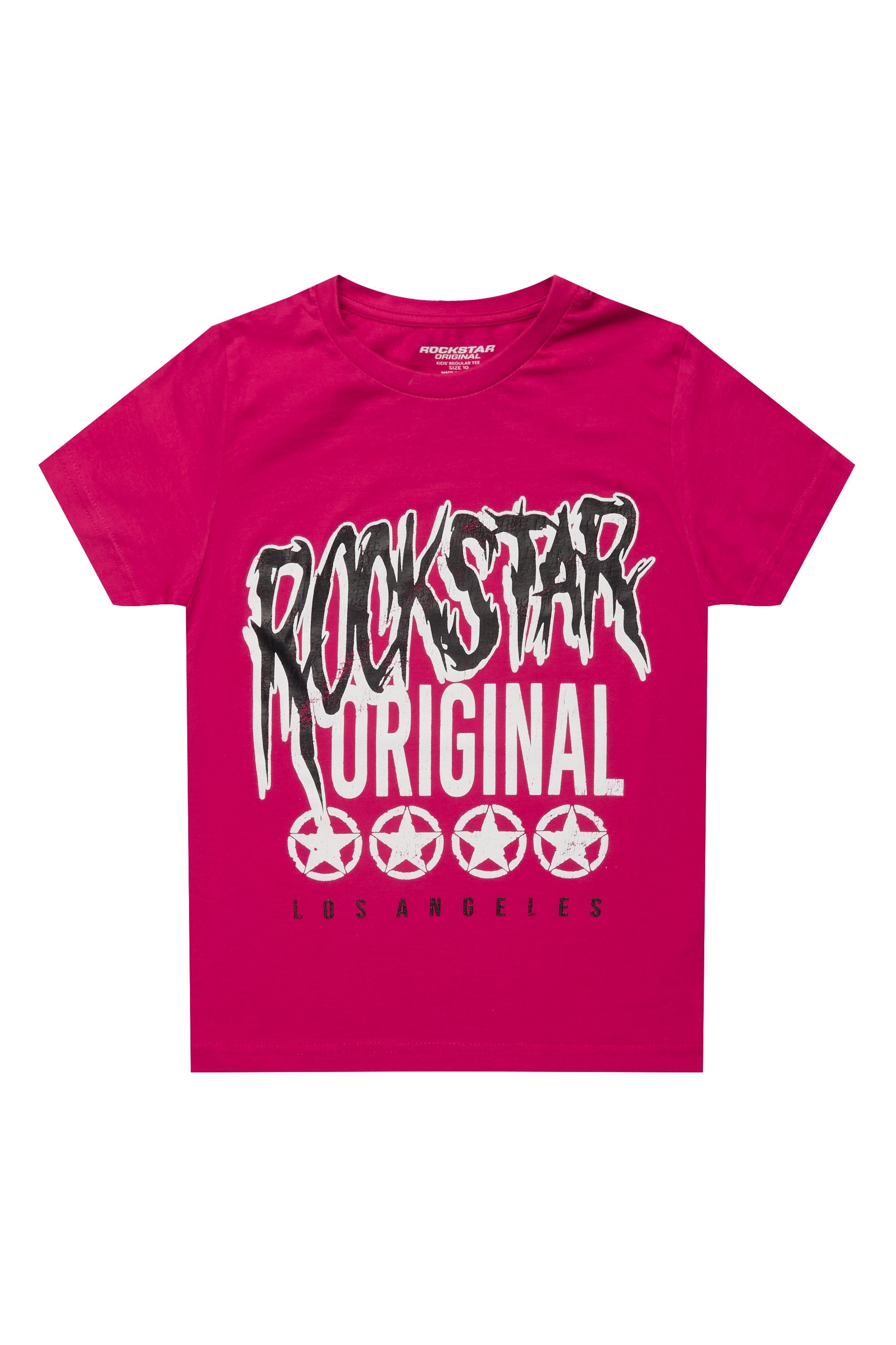 Boys Wizzurd Fuchsia Graphic T-Shirt