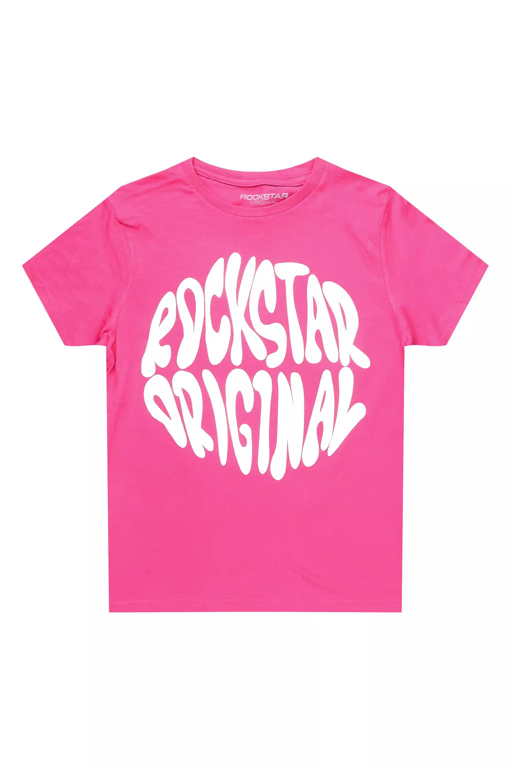 Boys Thierry Fuchsia/White Graphic T-Shirt