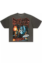 Arvyn Charcoal/Multi Oversized Graphic T-Shirt