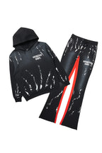 Rampage Black Hoodie/Baggy Track Pant Set