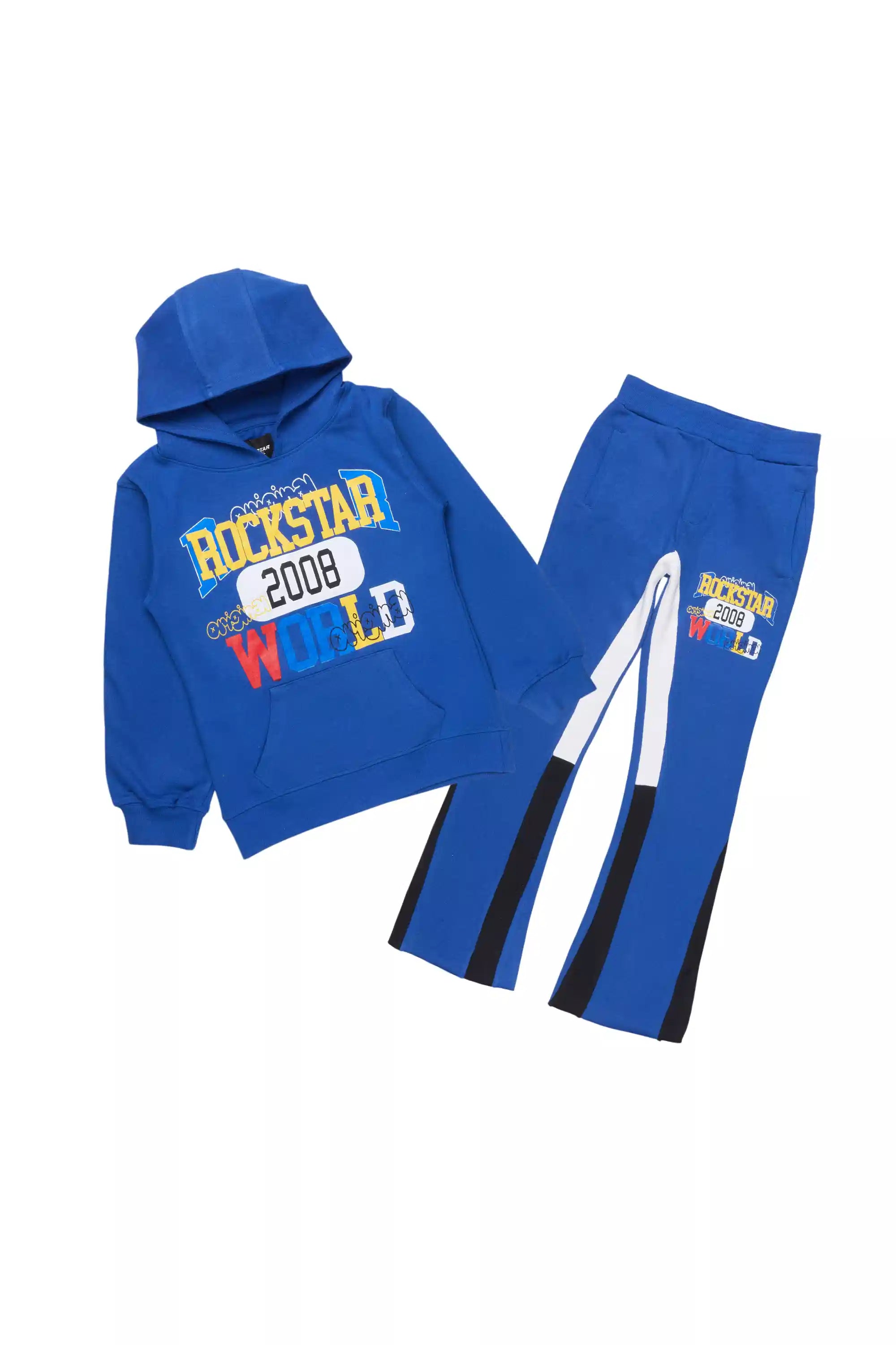 Boys Daria Royal Blue Stacked Flare Track Set