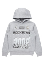 Boys Amos Grey Graphic Hoodie