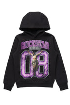 Boys Fields Black/Purple Graphic Hoodie