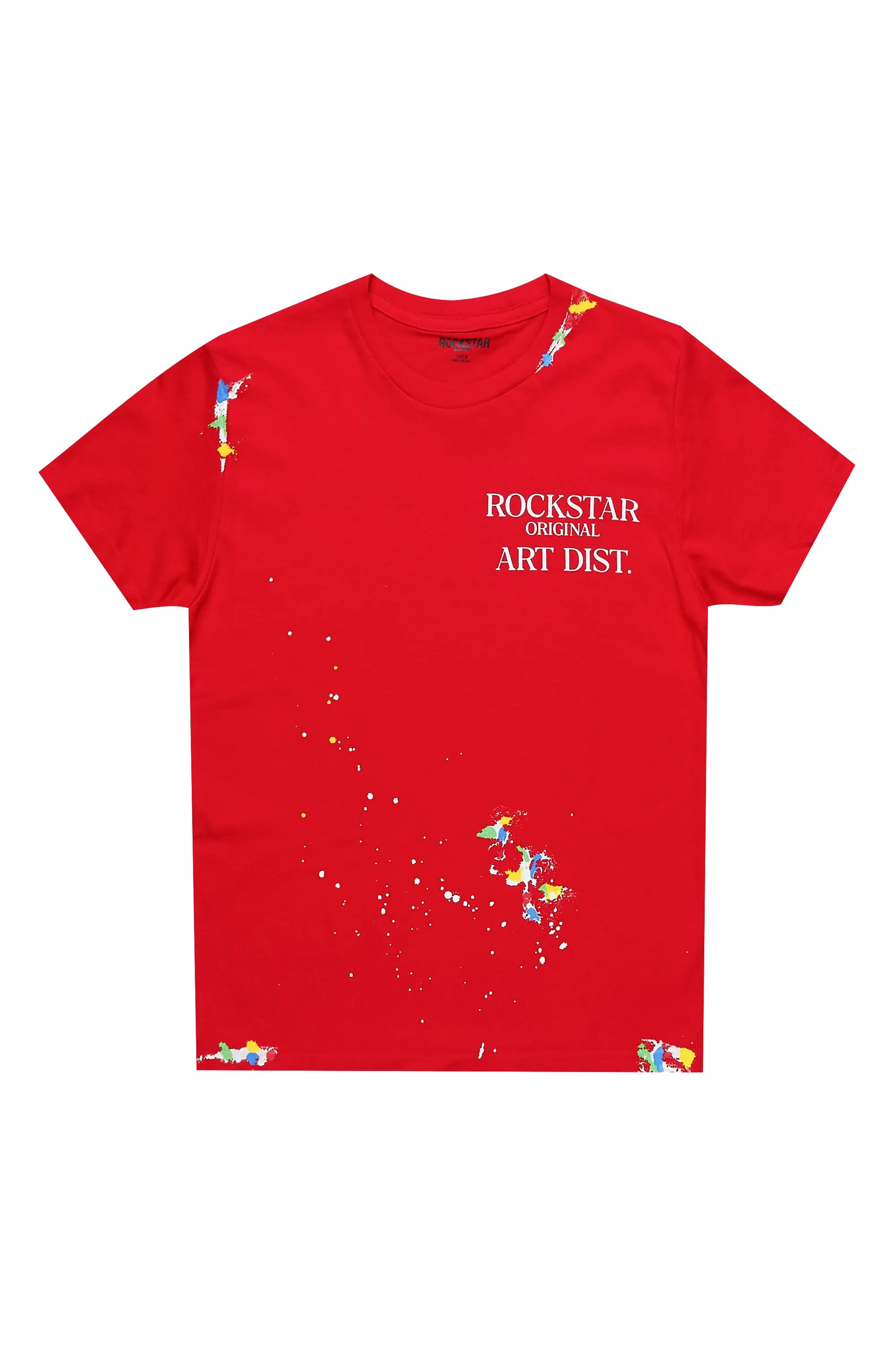 Boys Palmer Red Graphic T-Shirt