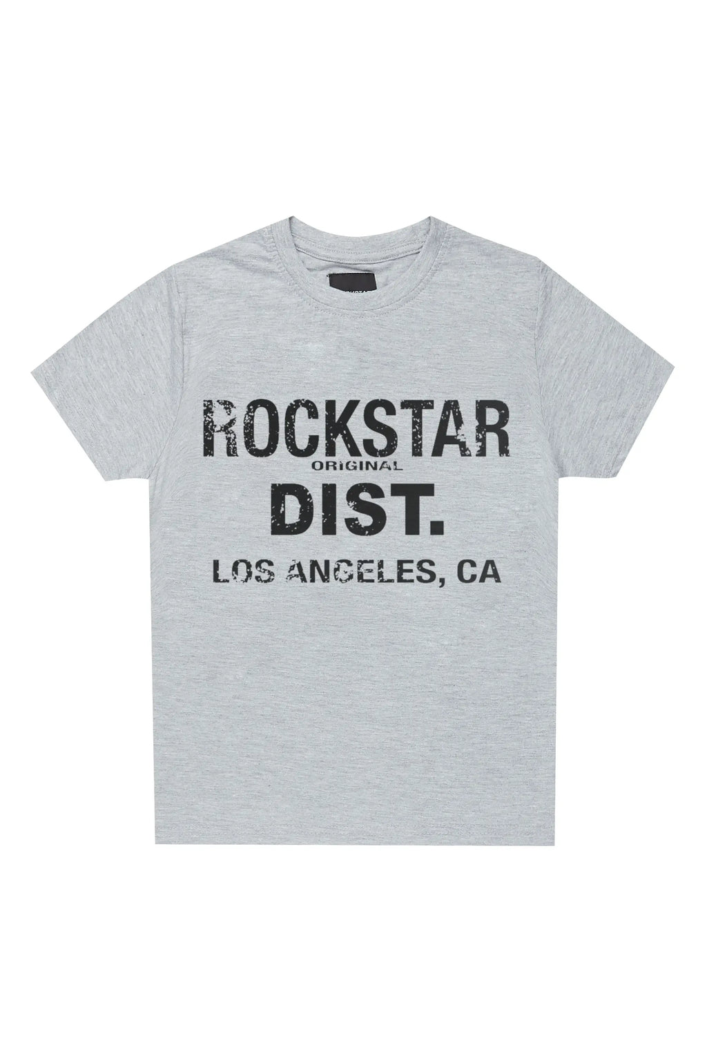 Boys Koen Grey/Black Graphic T-Shirt
