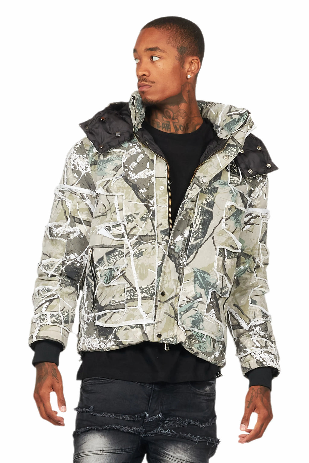 Shake Tree Camo Puffer Jacket