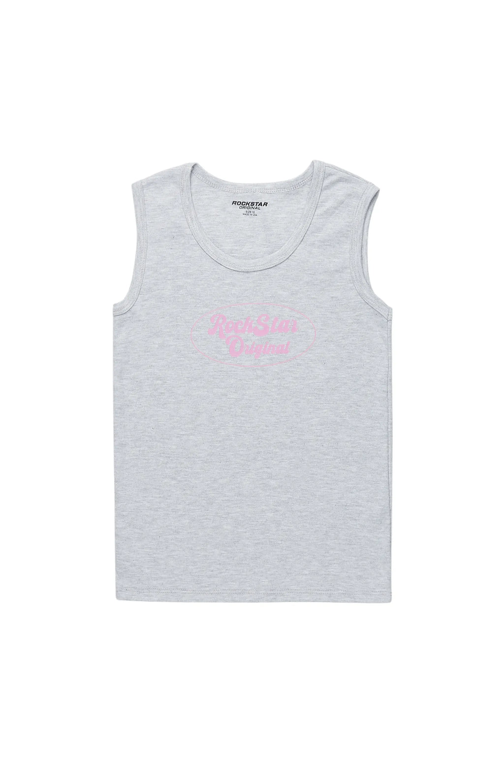Girls Noir Heather Grey Tank Top