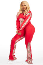 Linnea Red/Pink Tapestry Stacked Trackset