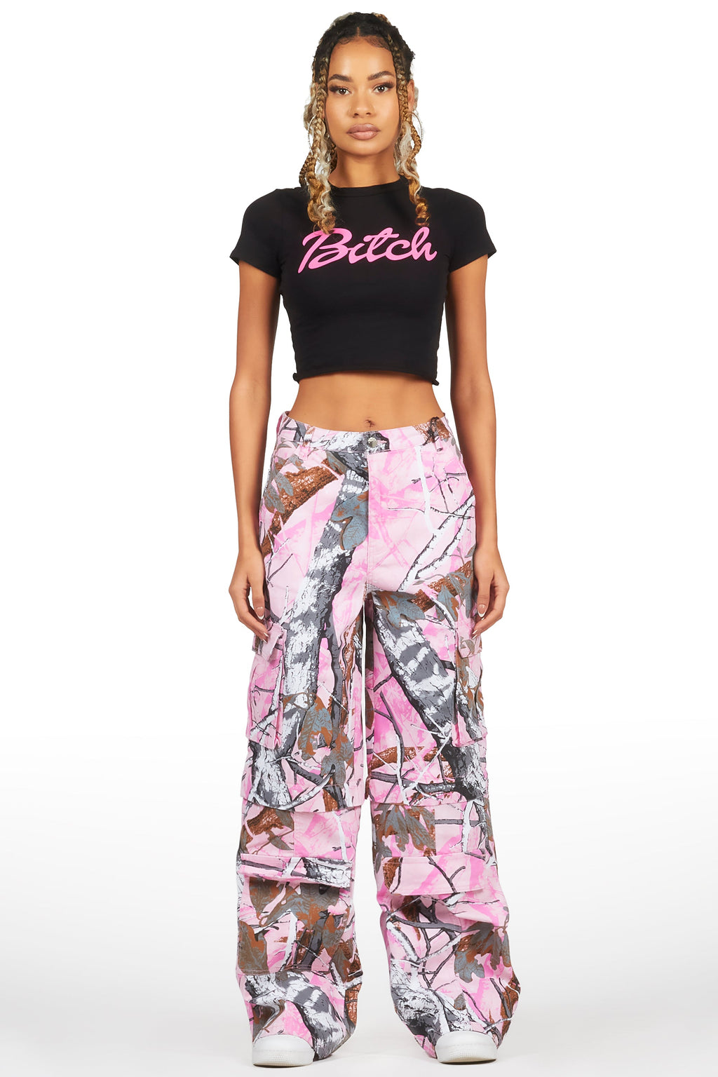 Kamara Black/Pink T-Shirt & Jean