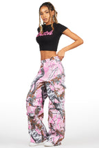 Kamara Black/Pink T-Shirt & Jean