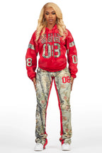 Eniyha Red/Camo Stacked Trackset